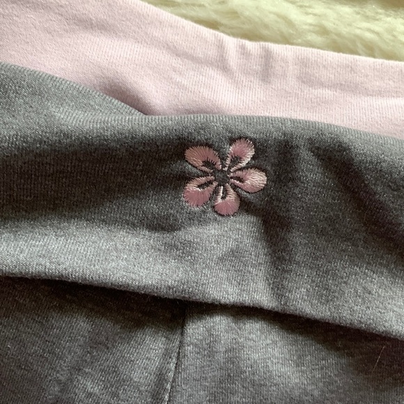 Tuff athletics Y2K grey and pink flare leg yoga Athletic pants M Rare - Picture 2 of 7